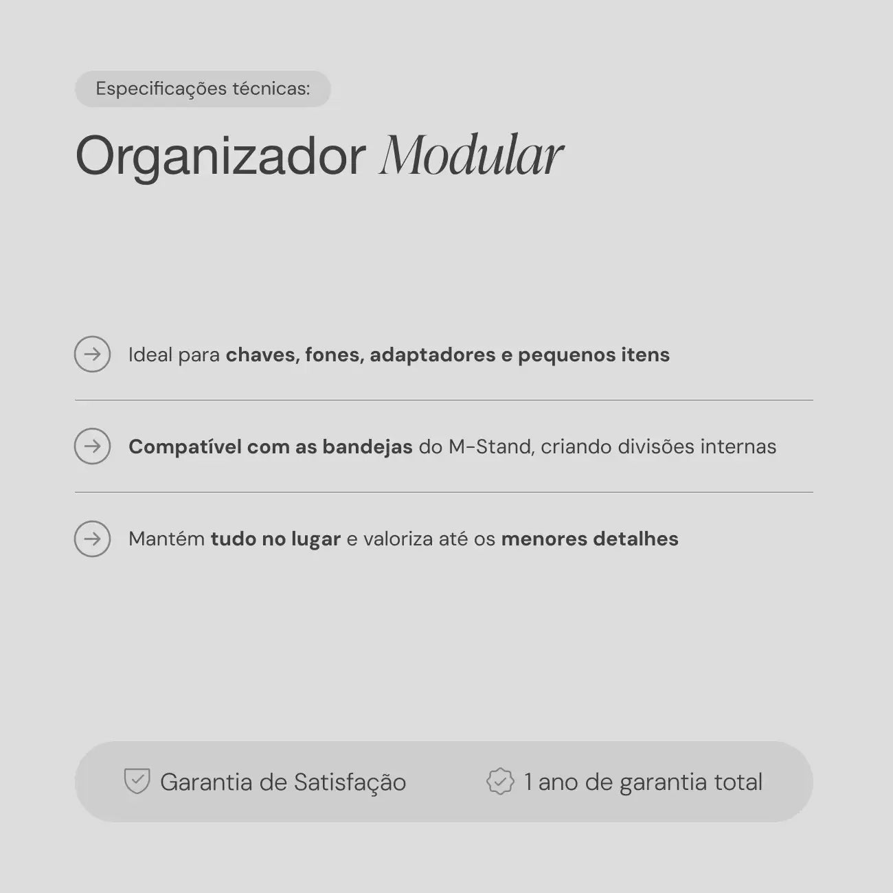 Organizador Modular 6