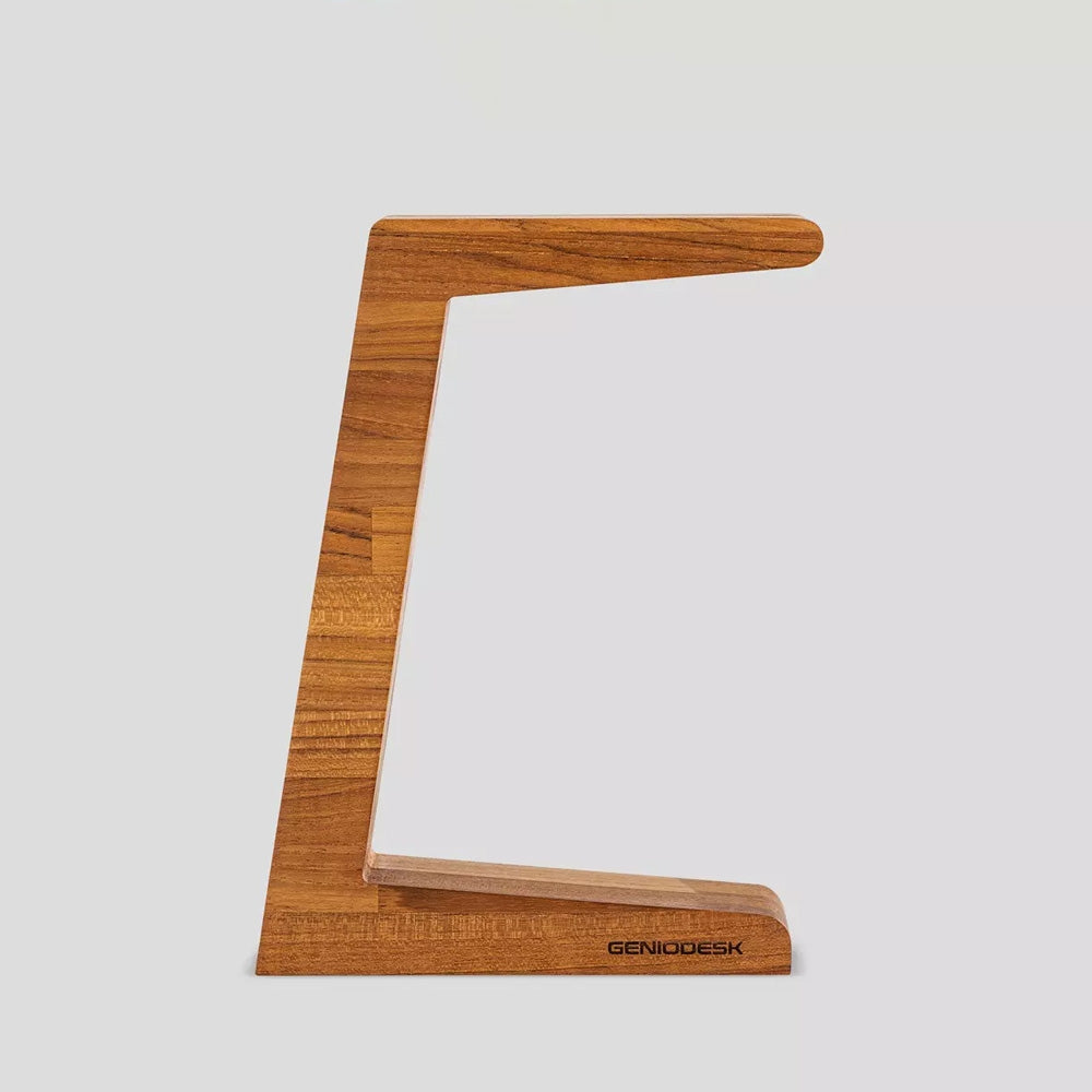 Suporte de Headset - Linha ART Madeira Teca