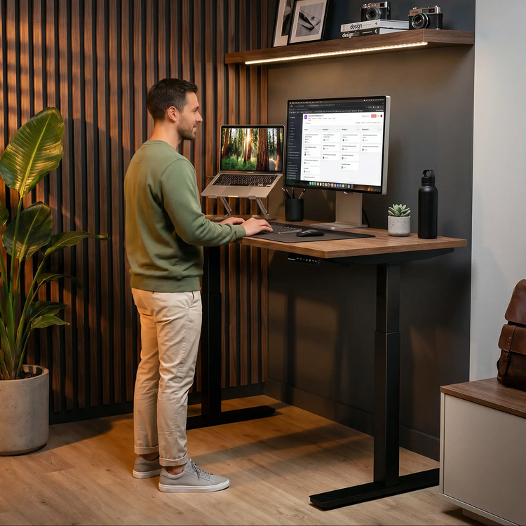 Mesa com Regulagem de Altura GenioDesk PLUS