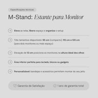 M-Stand: Estante para Monitor 8